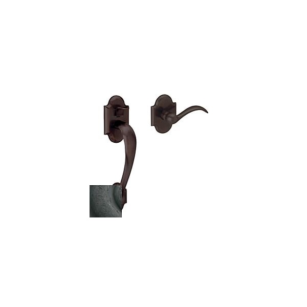 Baldwin Passage Handlesets Distressed Oil Rubbed Bronze 85353.402.ACLH - main