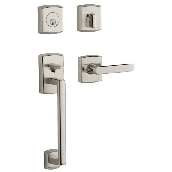 Baldwin Entry Handlesets Lifetime Bright Nickel 85386.055.RENT - main