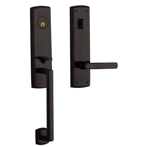 Baldwin Full Dummy Handlesets Distressed Oil Rubbed Bronze 85387.402.RFD - main