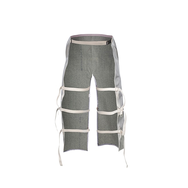 Tillman 48In Ack Bib Splt Apron, 48 inches Length, Silver, 24" x 48" 8548 - main