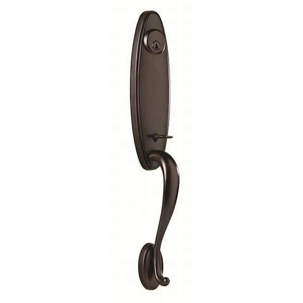 Satin Nickel Weslock 06651-N--002D Mansion Exterior Entry Handle Satin Nickel Weslock 06651-N--002D Mansion Exterior Entry Handle