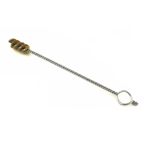 Brush Research 85B562RH 85 Series-For Closed Holes, .562" Dia., .005 Brass, 1.5" Brush Part, 10" OAL, Ring Handle 85B562RH - main