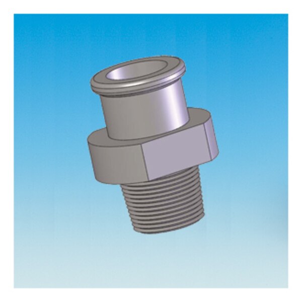 Ace Glass Adapter Ss 1In Bead Pipe-Npt 8870-06