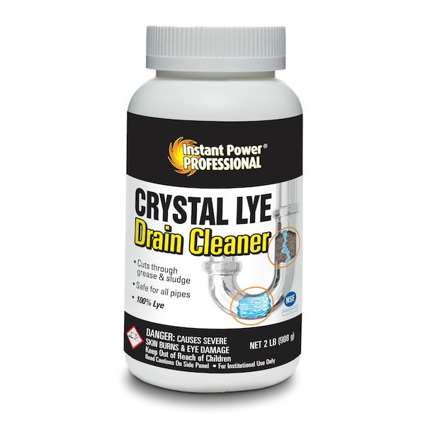 Instant Power Professional Drain Opener, Crystal Lye, 2lb. 8887 - main
