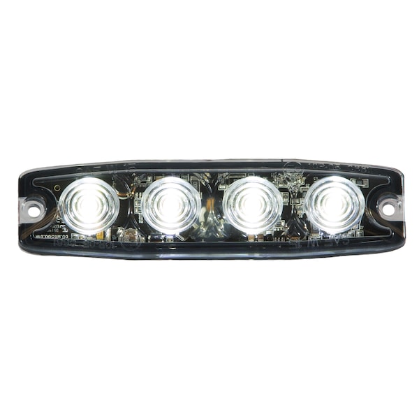 Buyers Products Ultra Thin 4.5 Inch Clear LED Strobe Light 8892241 - main