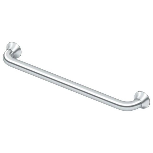 Deltana 24" L, Contemporary, Solid Brass, Grab Bar, 88 Series Bright Chrome 24", Bright Chrome 88GB24-26