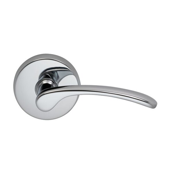 Omnia Lever Privacy 2-3/4" Backset, T Strike, 1-3/8" Doors Bright Chrome 890 890/00A.PR2 - main