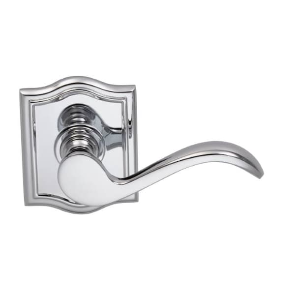 Omnia Lever with Arched Rose Single Dummy Left Hand Lever Bright Chrome 895 895AR/L.SD26