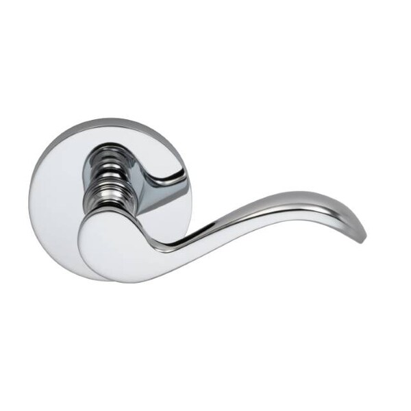 Omnia Lever Modern Rose Pass Lever 2-3/4" BS T Strike Bright Chrome 895 895MD/234T.PA26