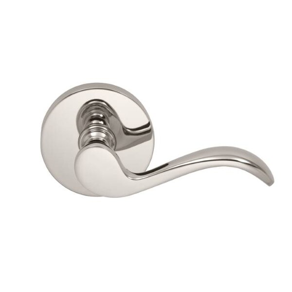 Omnia Lever Modern Rose Priv Lever 2-3/8" BS T Strike Bright Nickel 895 895MD/238T.PR14 - main