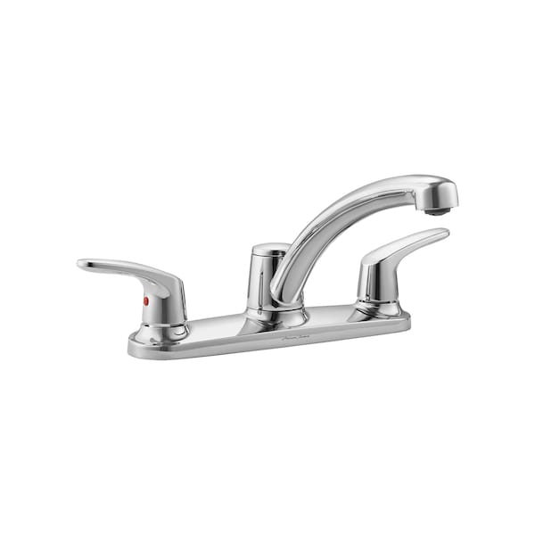 American Standard Low Arc Kitchen Faucet, Manual, 8" Mount, 3 Hole 7074500.002 - main
