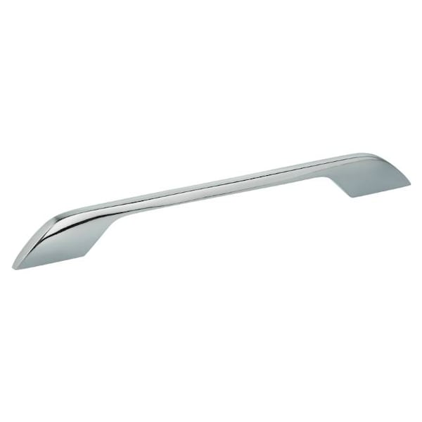 Omnia Center to Center Modern Flat Cabinet Pull Bright Chrome 9-3/8" 9013/238.26 - main