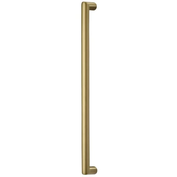 Omnia Center to Center Round Modern Cabinet Pull Satin Brass 8" 9027/203.4