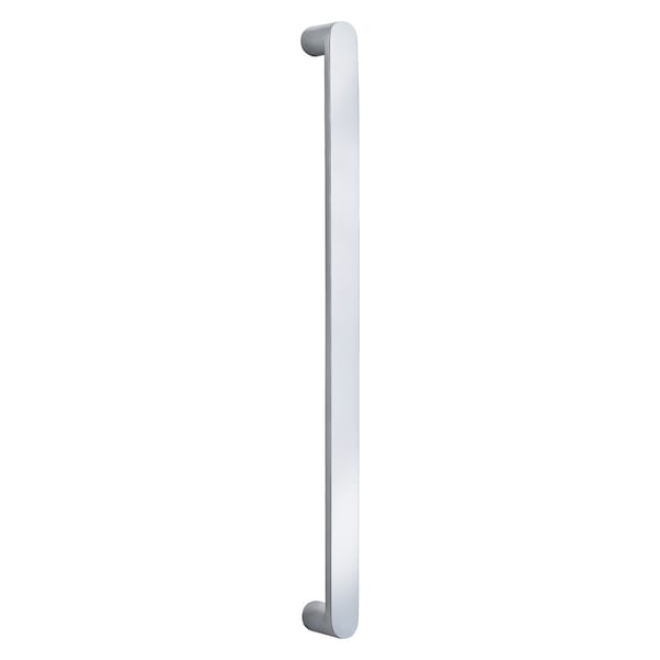 Omnia Center to Center Oval Modern Appliance Door Pull Satin Nickel 18" 9028P/457.15