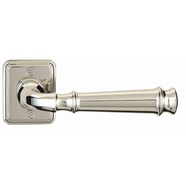Omnia Lever with Rectangular Rose Single Dummy Bright Chrome 904 904/RT.SD2