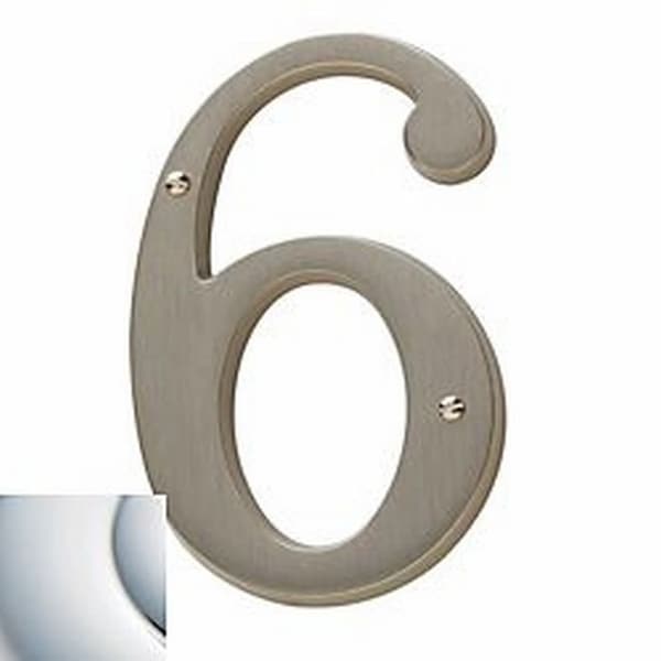 Baldwin Estate Bright Chrome House Numbers 90676.260.CD - main