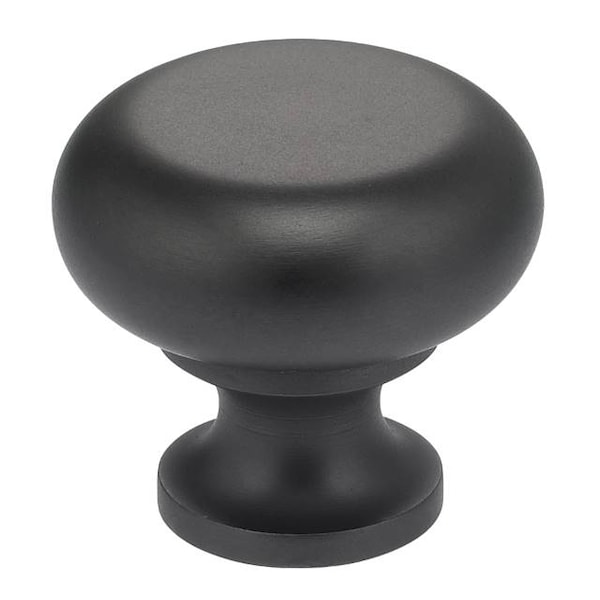 Omnia Round Cabinet Knob Oil Rubbed Bronze 1-7/32" 9100/31.10B - main