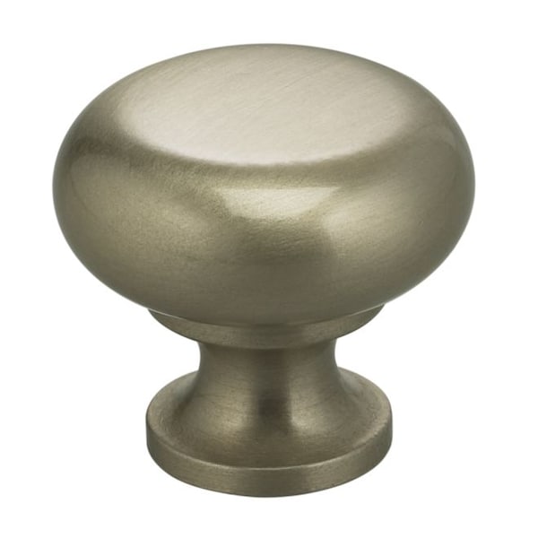 Omnia Round Cabinet Knob Satin Nickel 1-7/32" 9100/31.15 - main