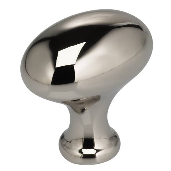 Omnia Egg Cabinet Knob Bright Nickel 1-3/16" 9105/30.14 - main