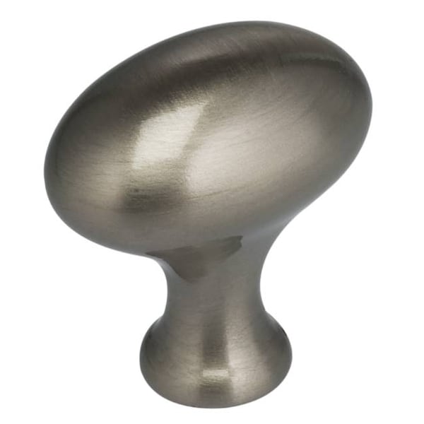 Omnia Egg Cabinet Knob Satin Nickel 1-3/16" 9105/30.15