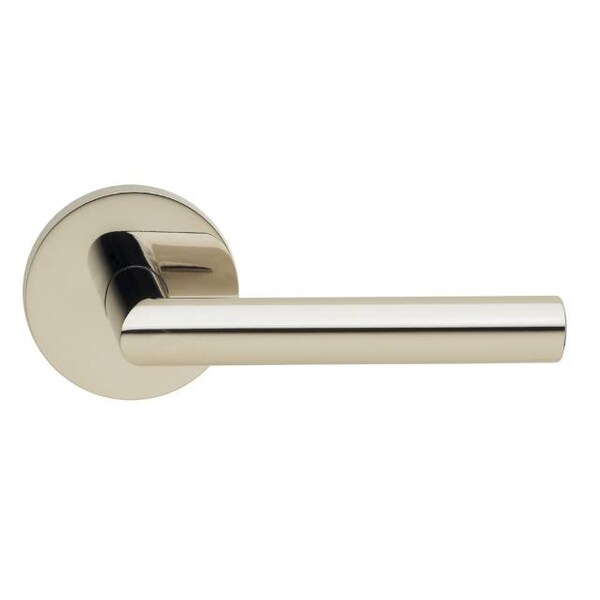 Omnia Lever Modern Rose Pass Lever 2-3/4" BS T Strike Bright Nickel 912 912MD/234T.PA14