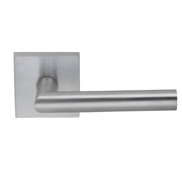 Omnia Lever Square Rose Priv Lever 2-3/4" BS T Strike Satin Chrome 912 912SQ/234T.PR26D - main