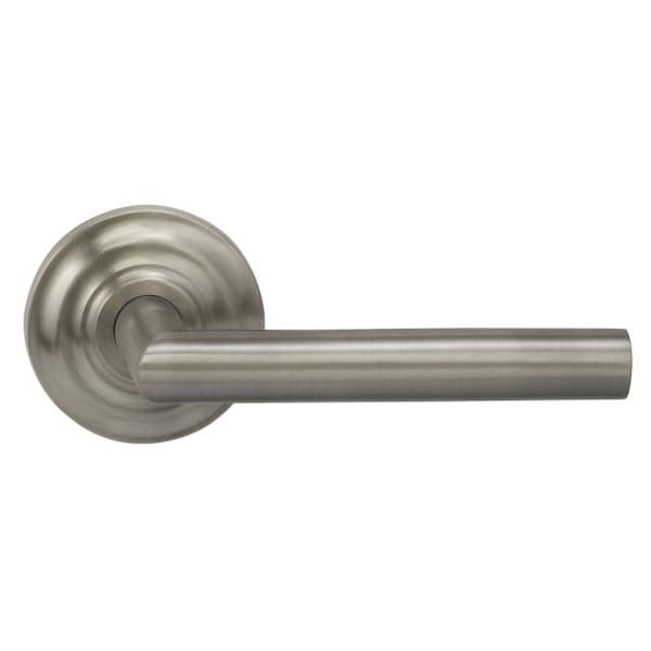 Omnia Lever Traditional Rose Pass Lever 2-3/4" BS T Strike Satin Nickel 912 912TD/234T.PA15 - main