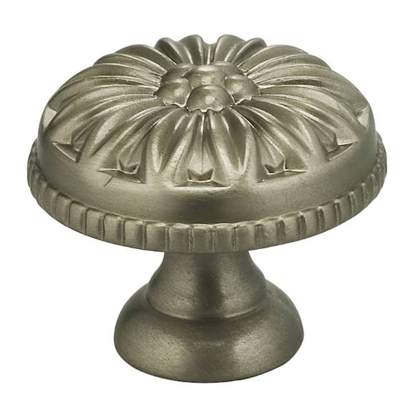 Omnia Floral Cabinet Knob Satin Nickel 1-3/16" 9130/30.15 - main