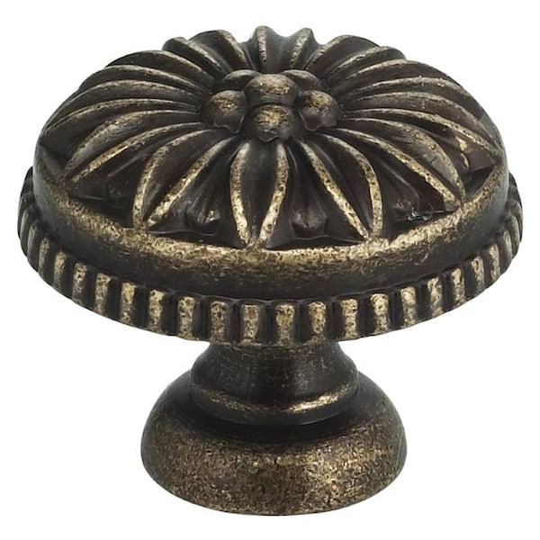 Omnia Floral Cabinet Knob Shaded Bronze 1-3/16" 9130/30.SB - main
