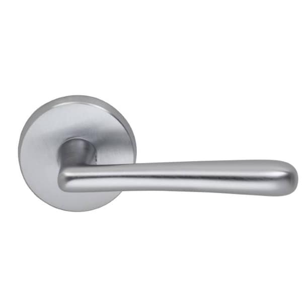 Omnia Lever Passage 2-3/8" Backset, T Strike, 1-3/4" Doors Satin Chrome 915 915/00B.PA3