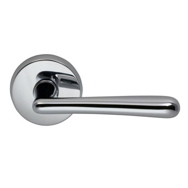 Omnia Lever Passage 2-3/4" Backset, T Strike, 1-3/4" Doors Bright Chrome 915 915/00C.PA2 - main