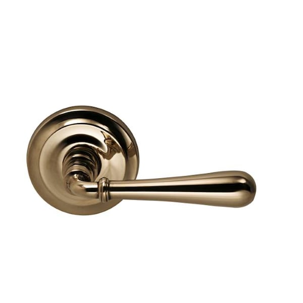Omnia LVR 2-5/8" Rose Pass 2-3/4" BS T 1-3/4" Doors ULQ Bright Brass 918 918/00C.PA3A