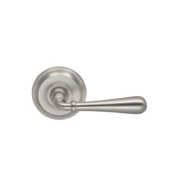 Omnia Lever with 2-5/8" Rose Dummy Pair Satin Nickel 918 918/00.PD15