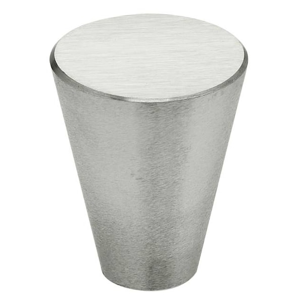 Omnia Cone Cabinet Knob Satin Stainless Steel 15/16" 9181/24.32D - main