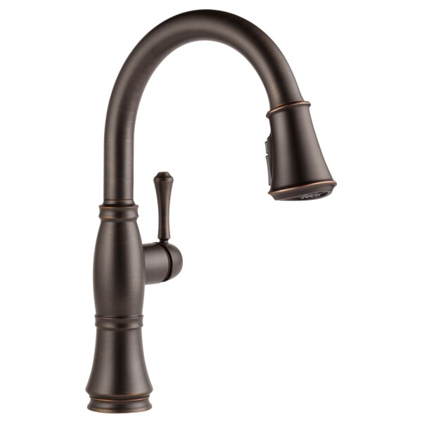 DELTA FAUCET COMPANY Single Handle PullDown Kitchen Faucet w (9197RB