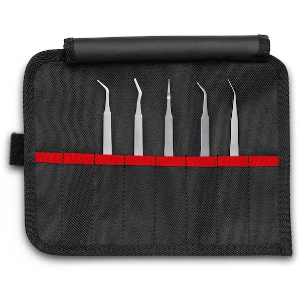 Knipex Tweezers Set, 5 pc Stainless Steel Tweez 92 00 03 - main