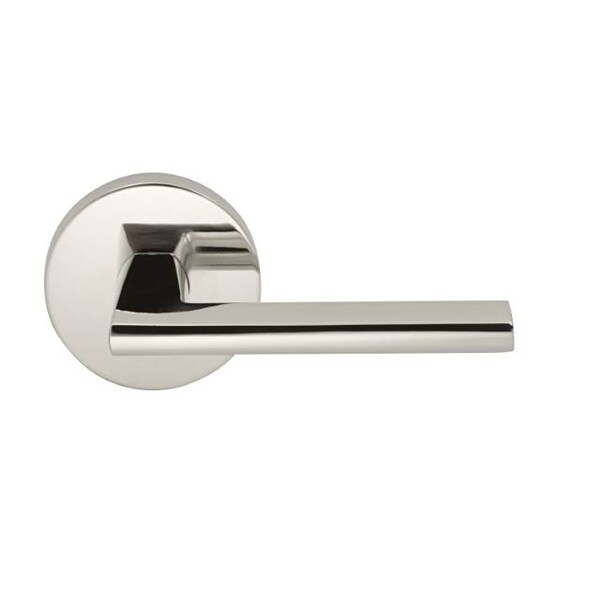 Omnia Modern Rose Privacy Lever 2-3/8" Backset, T Strike Bright Nickel 925 925MD/238T.PR14 - main