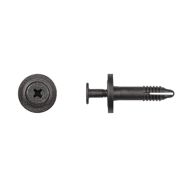 Disco Blk Nyln Phllp Screw Ret 1/4" Hole Size 1 3/32" Stem PK15 9343PK - main