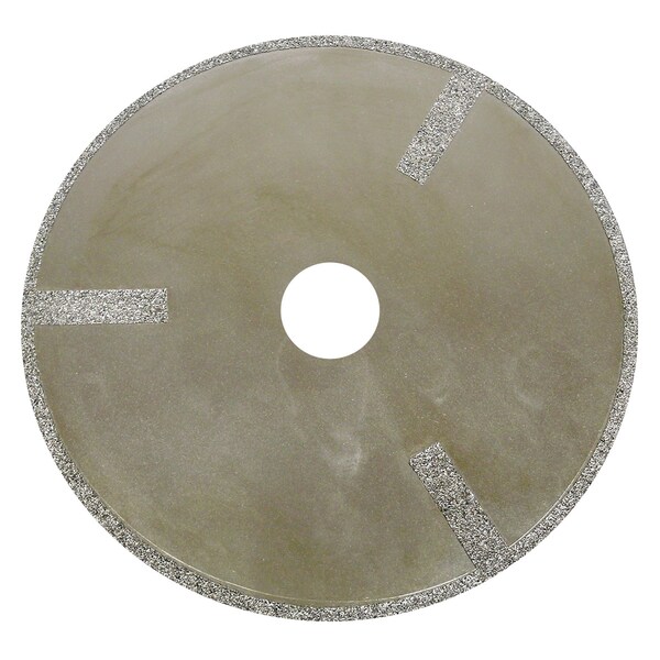Dynabrade Abrasive Cut-Off Wheel, Side Spoked, 4 in Dia, 3/4 in Arbor Hole Size, Diamond, 40 Grit 93649 - main