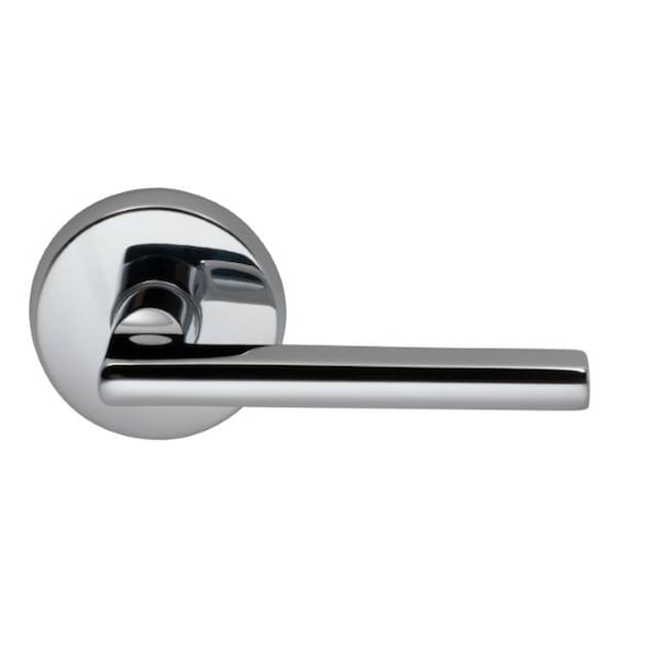 Omnia Lever Pass 2-3/4" BS Full Lip 1-3/8" Doors Bright Chrome 943 943/00AF.PA2