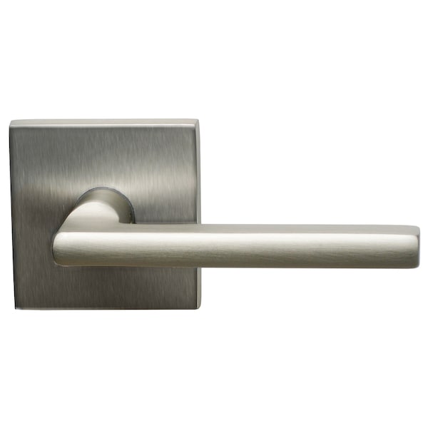 Omnia Lever with Square Rose Privacy with 2-3/8" Backset Bright Chrome 943 943S.26PR - main