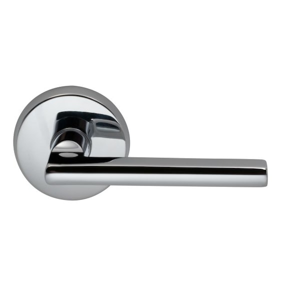Omnia Lever Passage 2-3/4" Backset, T Strike, 1-3/8" Doors Bright Chrome 943 943/00A.PA2 - main
