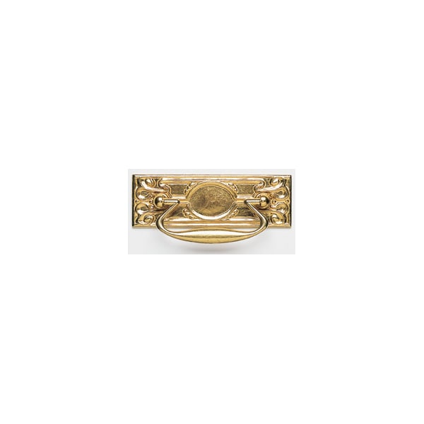 Omnia Backplate Drop Pull Shaded Bronze 9448/100.SB