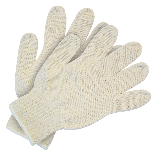 Mcr Safety Gloves, Cotton, Knit Wrist, L, PK12 9510LM - main