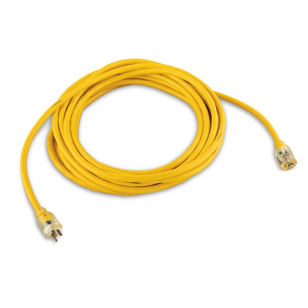 Allegro Industries Extension Cord, 12 AWG, 12/3, 1 Outlets, 5-15R, Yellow, 5-15P, 50 ft 9540-50 - main
