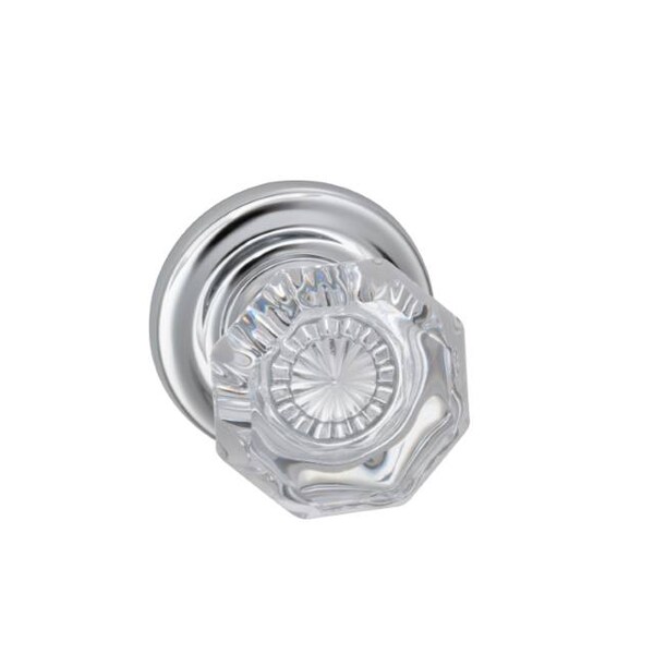 Omnia Traditional Rose Priv Knob 2-3/4" BS T Strike Bright Chrome 955 955TD/234T.PR26 - main