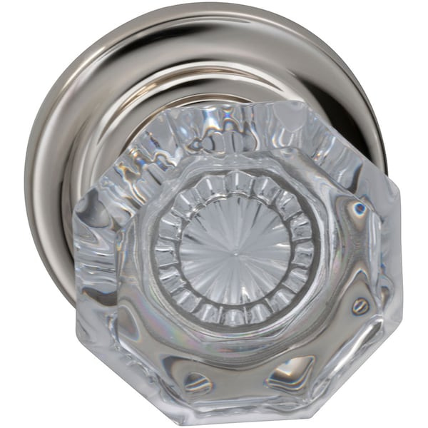 Omnia Traditional Rose Pass Knob 2-3/4" BS T Strike ULQ Bright Brass 955 955TD.3APA013 - main