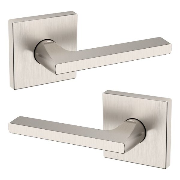Baldwin Passage Door Levers Lifetime Satin Nickel 5162.056.PASS - main