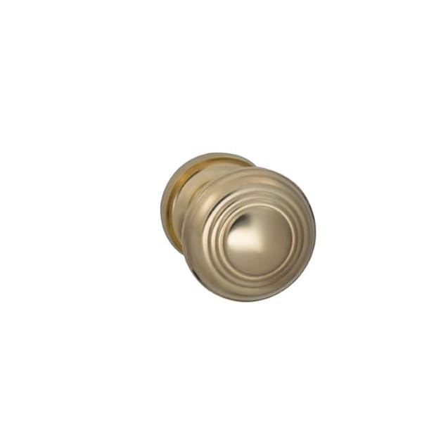 Omnia Knob with 1-3/4" Rose Single Dummy Unlacquered Bright Brass 970 970/45.SD3A - main