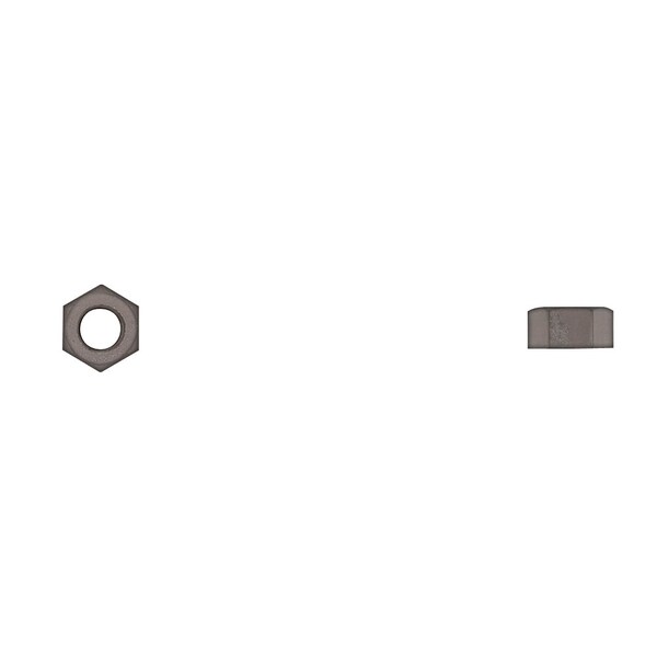 Disco Blk Nyln License Plate Nuts 6-1.00mm 10mm Hex Size PK100 9838PK - main